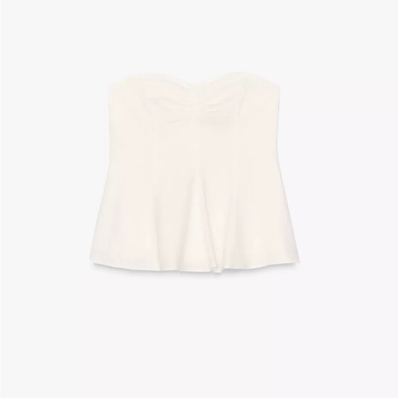 Strapless Linen Top - Picture 3 of 3